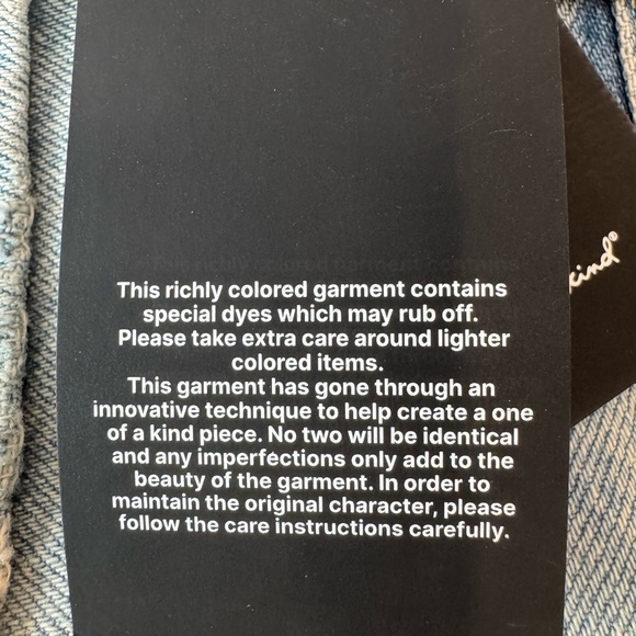 NWT For All Mankind Midi Denim Skirt Size 27 - Picture 8 of 10